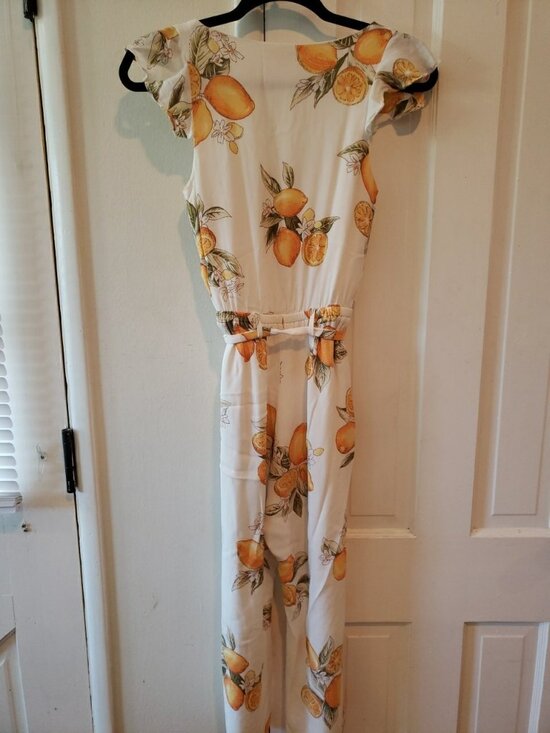 For Love and Lemons Limonada Jumpsuit Limon Romper One Piece Summer Sz XS - Picture 11 of 11